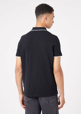 Koszulka Polo Męska Wrangler Polo Shirt Black W7BHK4100 112324468